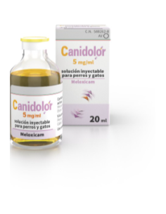 CANIDOLOR 5 MG/ML  20 ML INY. 