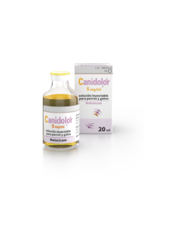CANIDOLOR 5 MG/ML  20 ML INY. 
