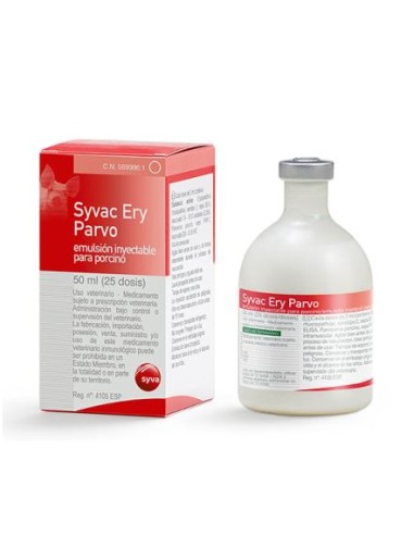 VACUNA PORCINA ERY+PARVO EMULSION INY 25DOSIS 50ML 