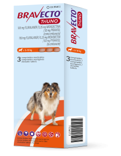 BRAVECTO TRIUNO PERRO 3 COMP. 100 MG (5-10 KG) 