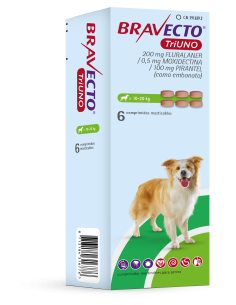 BRAVECTO TRIUNO PERRO 6 COMP. 200 MG (10-20 KG) 