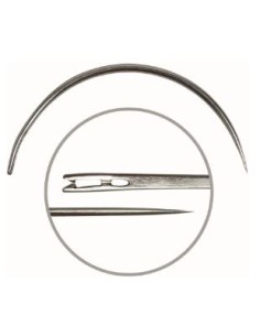 AGUJAS SUTURA SEMICIRCULO CORTE SZ 13(36MM) 12 UDS COVETRUS