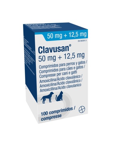 CLAVUSAN 50/12.5 MG 100 COMP 
