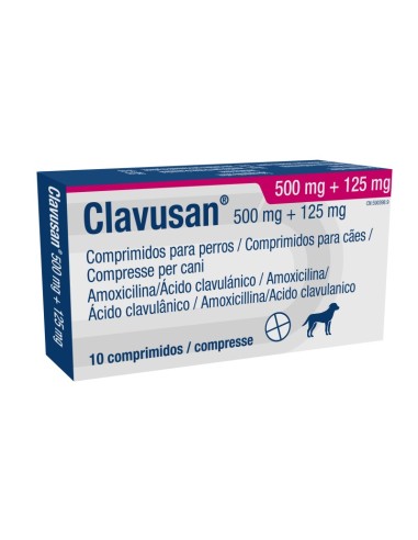 CLAVUSAN 500/125 MG 10 COMP 