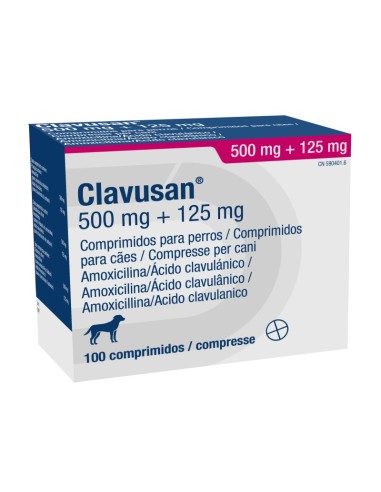 CLAVUSAN 500/125 MG 100 COMP 