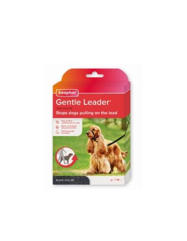 BEAPHAR GENTLE LEADER TALLA M NEGRO 