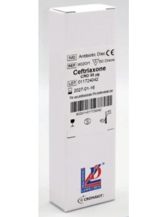 DISCOS DE SENSIBILIDAD CEFTRIAXONA CRO30 1X50
