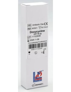 DISCOS DE SENSIBILIDAD DOXICILINA D30 1X50