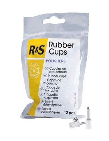COPAS DE GOMA PARA PULIDO 12 UDS 
