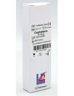 DISCOS DE SENSIBILIDAD CEFALEXINA CN30 1X50