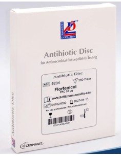 DISCOS DE SENSIBILIDAD FLORFENICOL FFC30 1X50