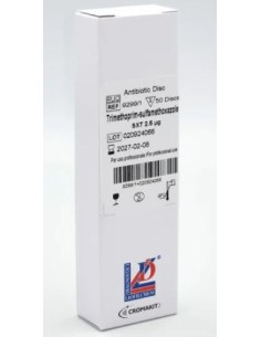 DISCOS SENSIBILIDAD TRIMETHOPRIM-SULFAMETHOXAZOLE  1X50