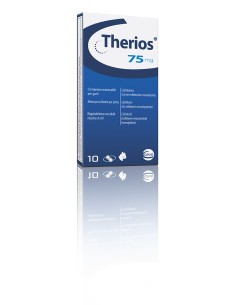 THERIOS 75 MG 10 COMP 