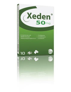 XEDEN 50 MG 10 COMP 
