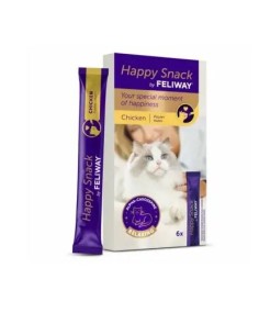 OFERTA 18 UDS FELIWAY HAPPY SNACK 6 STICKS  POLLO/SALMON...