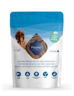 PLAQTIV BARRITAS DENTALES 5-10 KG 7 UD 