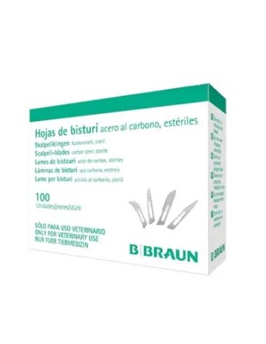 HOJA BISTURI Nº20 100 UDS BRAUN  