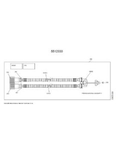 CIRCUITO ANESTESIA NEONATAL 10MM 1,2M 