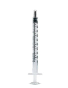 JERINGA 1ML 3 CUERPOS TUBERCULINA LUER 100UD NIPRO sin...
