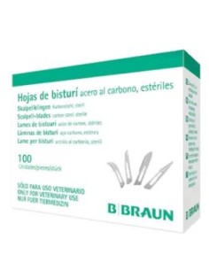 HOJA BISTURI Nº11 100 UDS BRAUN 