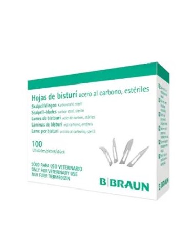 HOJA BISTURI Nº11 100 UDS BRAUN 