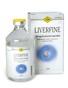 LIVERFINE 100MG/ML 50ML INY 