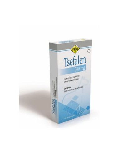 TSEFALEN 500 MG 12 COM. 