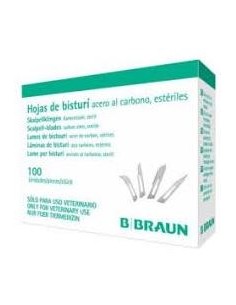 HOJA BISTURI Nº22 100 UDS BRAUN 