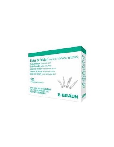 HOJA BISTURI Nº22 100 UDS BRAUN 