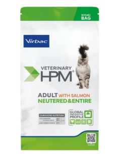 CAT ADULT SALMON NEUTERED & ENTIRE 12 KG VETERINARY HPM