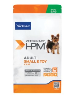 DOG ADULT SMALL & TOY 7 KG VETERINARY HPM