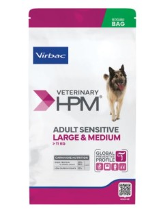 DOG ADULT SENSITIVE LARGE & MEDIUM 12 KG VETERINARY HPM