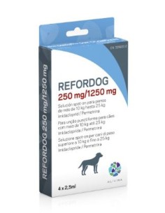 REFORDOG 250 MG/1250MG 10 A 25 KG 4 PIP. 