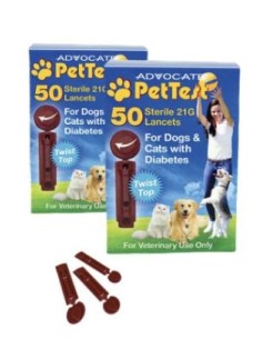 LANCETA GLUCOMETRO PETTEST 50 UDS 