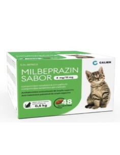 MILBEPRAZIN GATOS 0.5-2 KG 48 COMP 