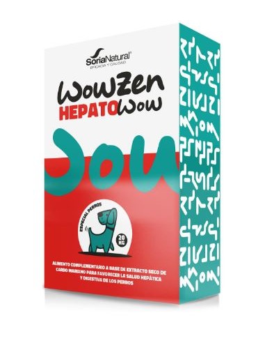 WOWZEN HEPATOWOW PERROS 20 KG 48 COMP. 