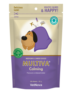 MULTIVA CALMING 30 CHEWS PERRO MEDIANO Y GRANDE 