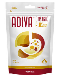 ADIVA GASTRIC PLUS MEDIUM & LARGE 30 CHEWS 