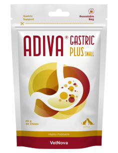 ADIVA GASTRIC PLUS SMALL 30 CHEWS 