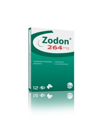 ZODON 264 MG PERRO 12 COMP 
