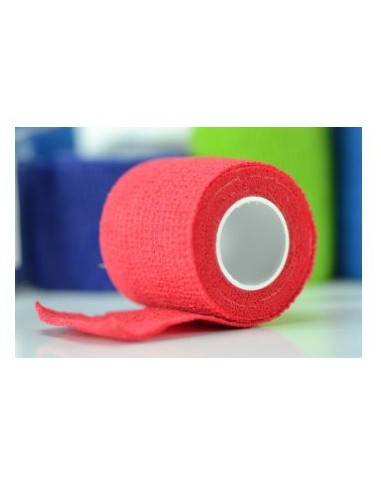 VENDA COHESIVA RASGABLE 4.5Mx5CM ROJO 