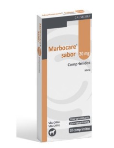 MARBOCARE SABOR 20 MG 10 COMPRIMIDOS 
