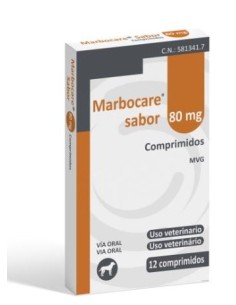 MARBOCARE SABOR 80 MG 12 COMPRIMIDOS 