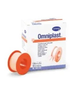 ESPARADRAPO TELA 5CMx5M OMNIPLAST 1UD COLOR BLANCO 