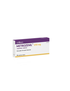 METROZENIL 250 MG PERRO/GATO 20 COMP 