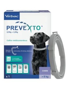 PREVEXTO COLLAR PERRO +8 KG 70 CM  