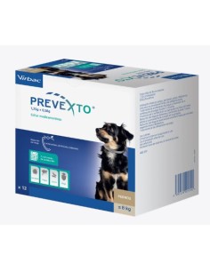 PREVEXTO PERRO < 8 KG E.C. 12 UND 