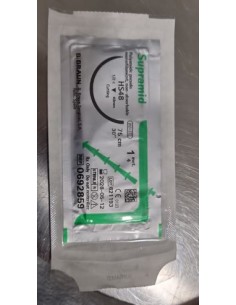 SUTURA SUPRAMID WHITHE 1 HS48 75 CM 36UDS