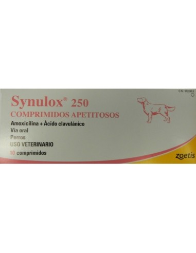 SYNULOX 250 MG 10 C. 