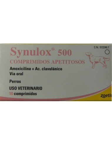 SYNULOX 500 MG 10 C. 